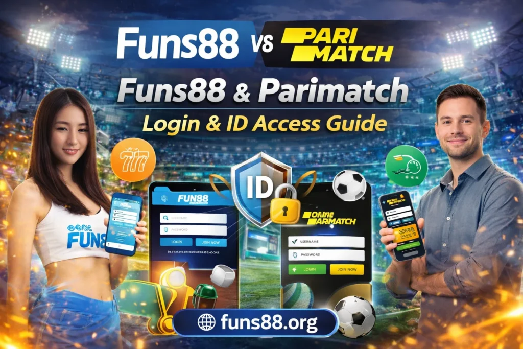 Funs88 and Parimatch betting ID login guide online