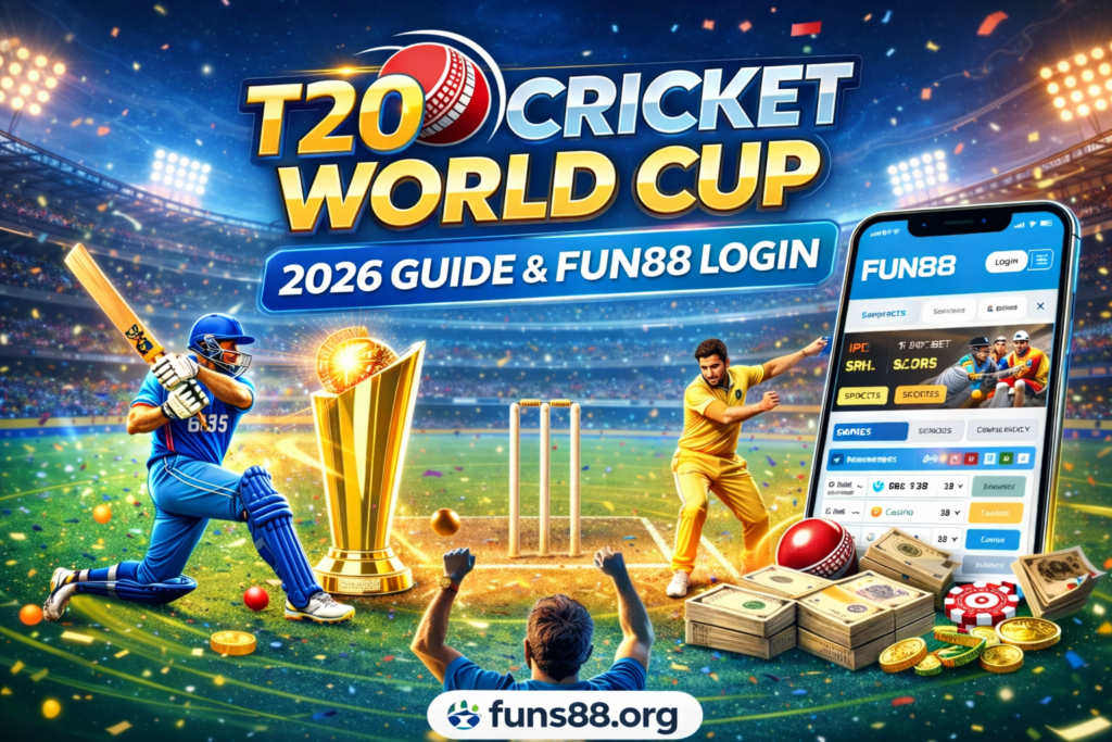 t20 cricket world cup 2026 teams schedule and fun88 login cricket tournament guide