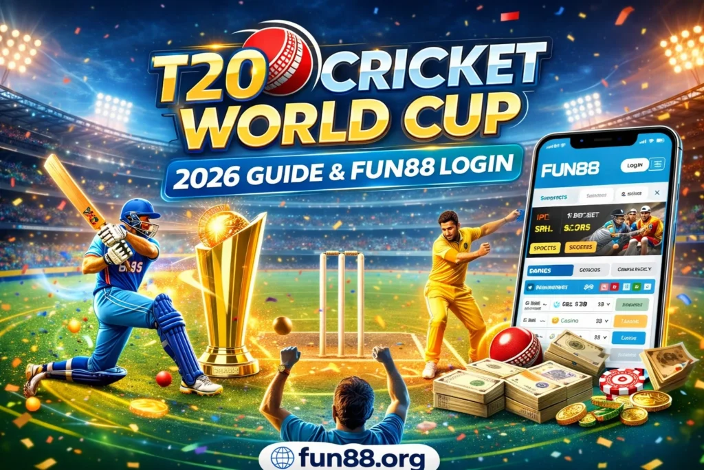 t20 cricket world cup 2026 teams schedule and fun88 login cricket tournament guide